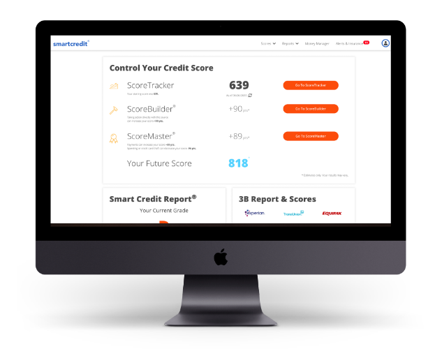 SmartCredit® Member Dashboard